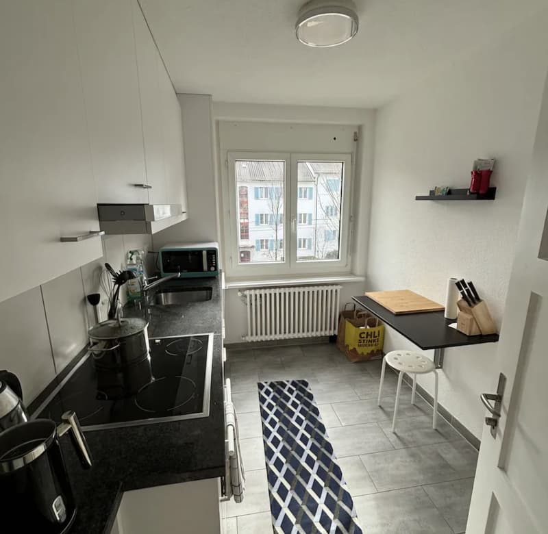 2 Zimmer Wohnung Zürich Triemli mit Balkon (vorübergehend 16. Juli bis 6. August) (3)
