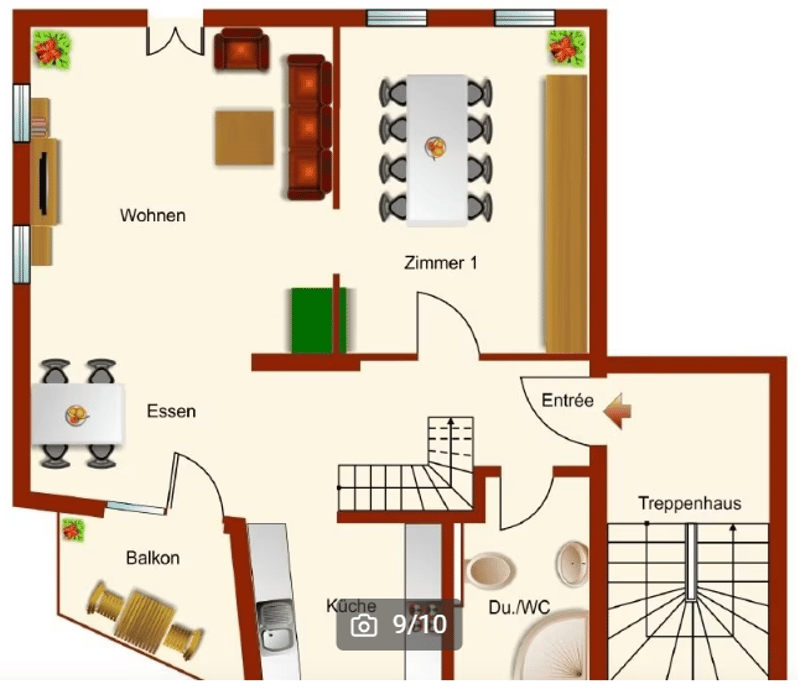 4.5 room apartment, 6354 Vitznau (10)