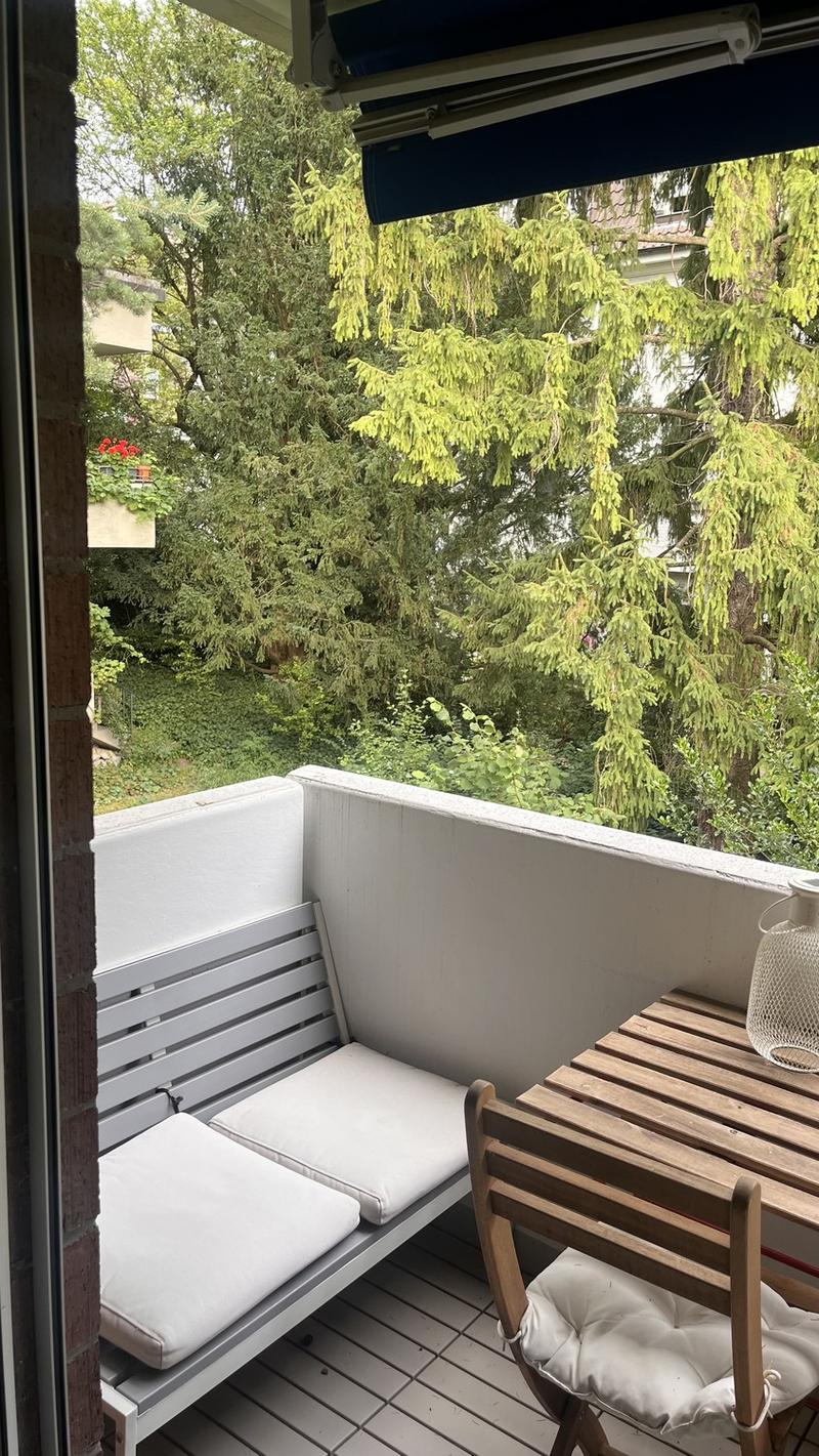 Appartamento luminoso & Moderno di 1,5 locali con balcone, 2 minuti dalla stazione di Tiefenbrunnen (8)