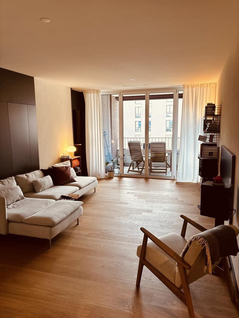 Moderne 2.5-Zimmer Wohnung im Grünen & 11 Min. bis Zürich-City! (1)