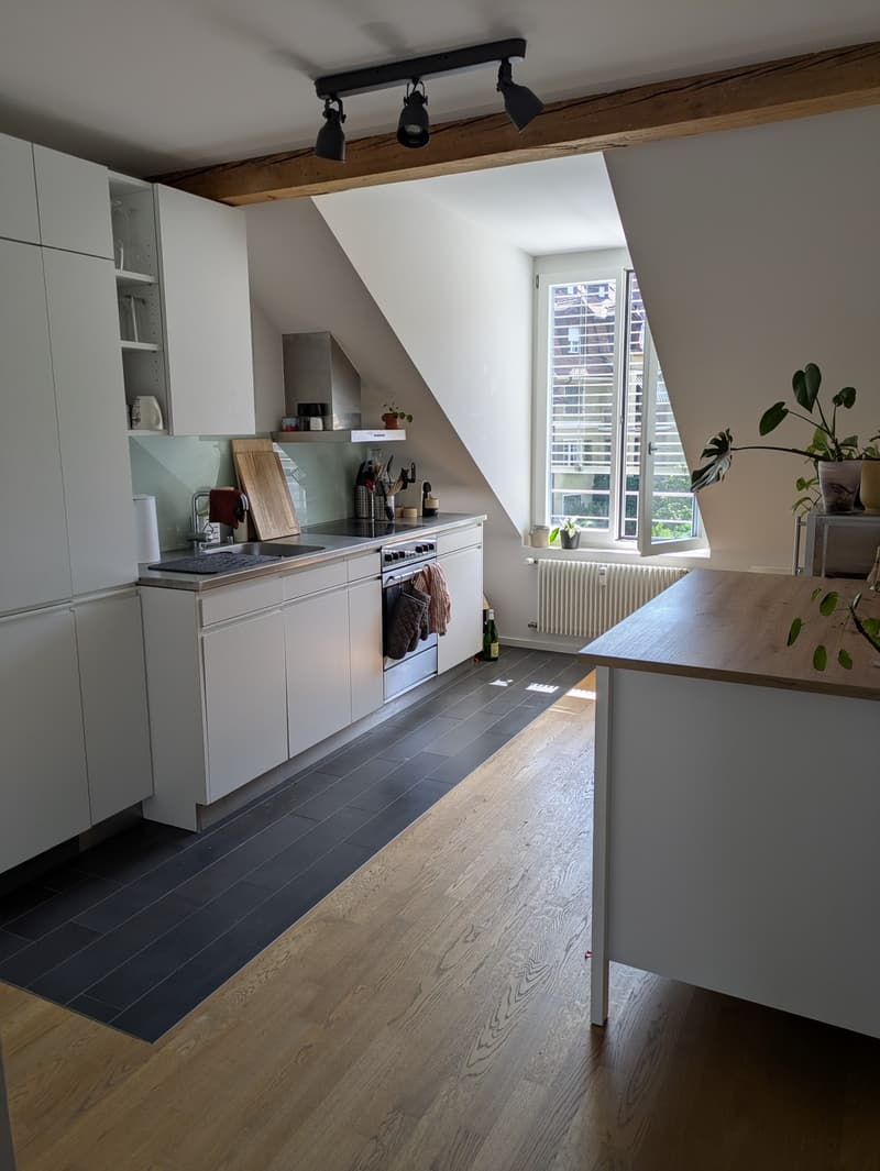 Appartement meublé de 2,5 pièces avec galerie à Länggass (près d'Inselspital) (5)