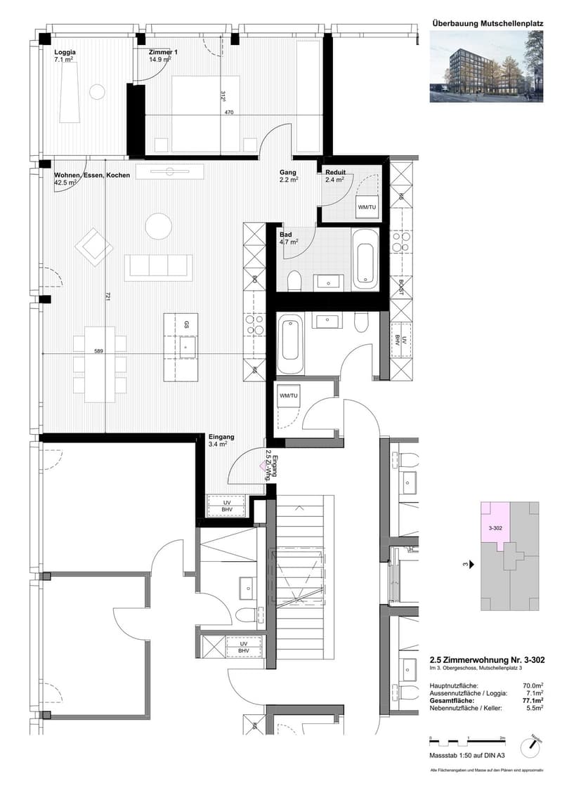 Appartamento 2.5 locali, nuovo edificio con loggia (12)