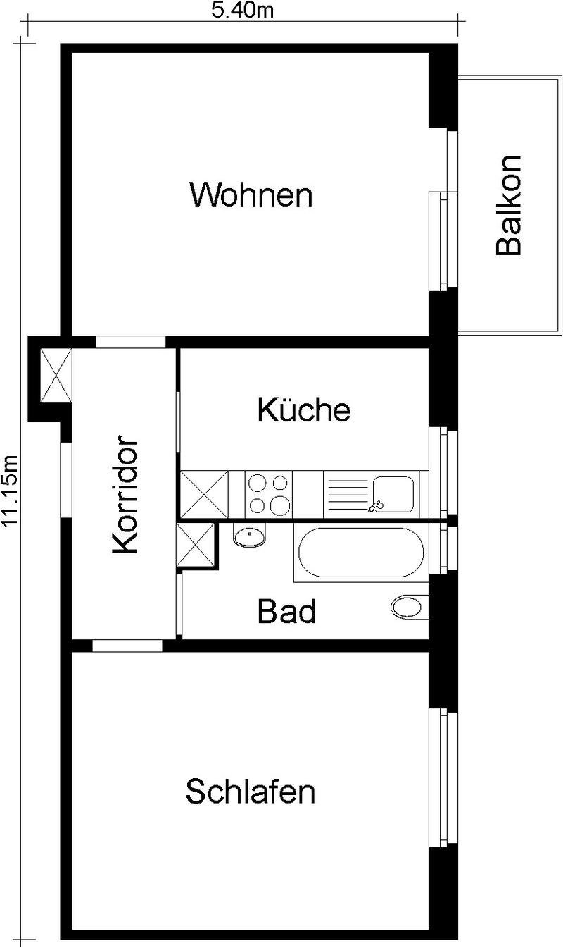 Helle 2.5-Zimmer-Wohnung in Zürich-Wiedikon (7)