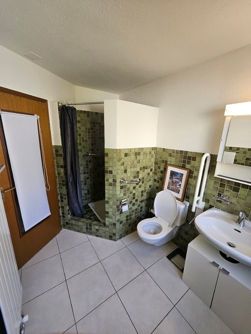 Charming room with private big balcony and bathroom | Charmantes Zimmer mit grossem Balkon und Bad (8)