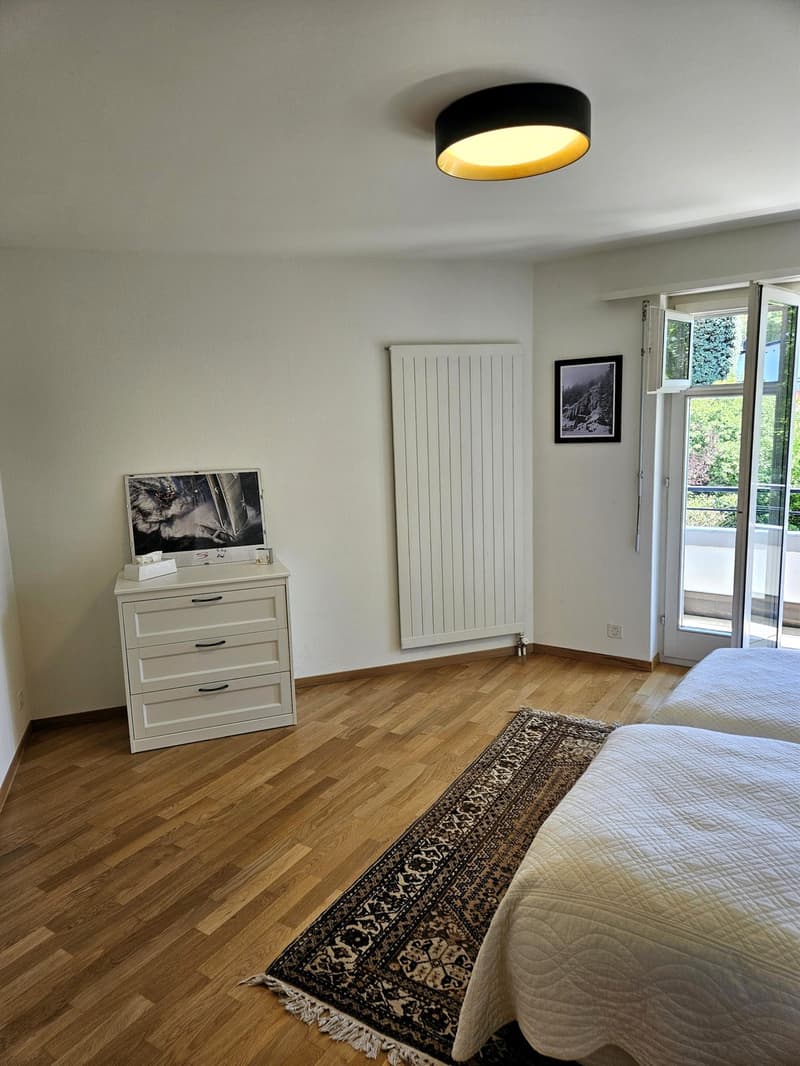 Charming room with private big balcony and bathroom | Charmantes Zimmer mit grossem Balkon und Bad (2)