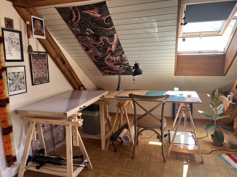 Superbe appartement en mansarde à louer dans le quartier 4 (4)