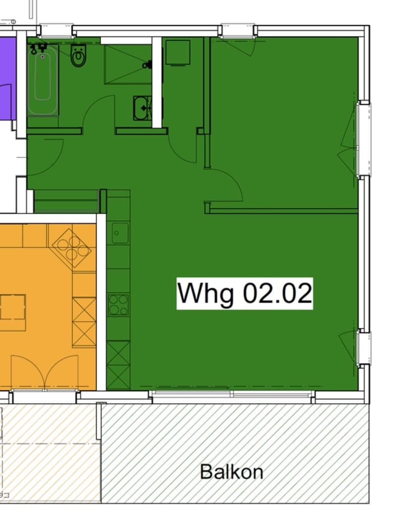 Appartement moderne de 2,5 pièces avec grand balcon et parking souterrain à Bülach (11)