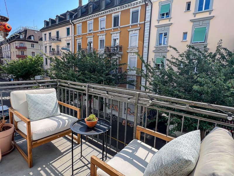 Schönes 2-Zimmer-Apartment in Kreis 5 Kurzfristige Vermietung (3 Monate, Verlängerungsoption) (2)