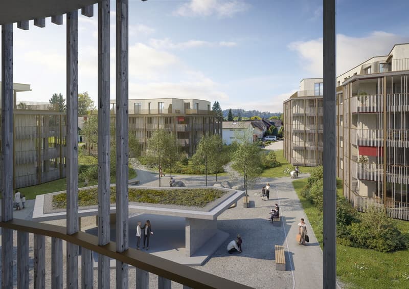 Dernière chance ! Recherche de sous-locataire ! Première occupation d'un appartement de 3,5 pièces dans un immeuble neuf à Küngoldingen (5)