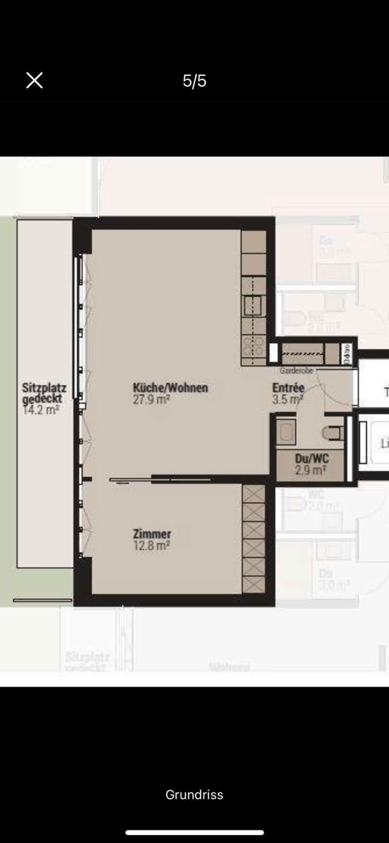 Sunny 2.5 room apartment in district 2 (9)