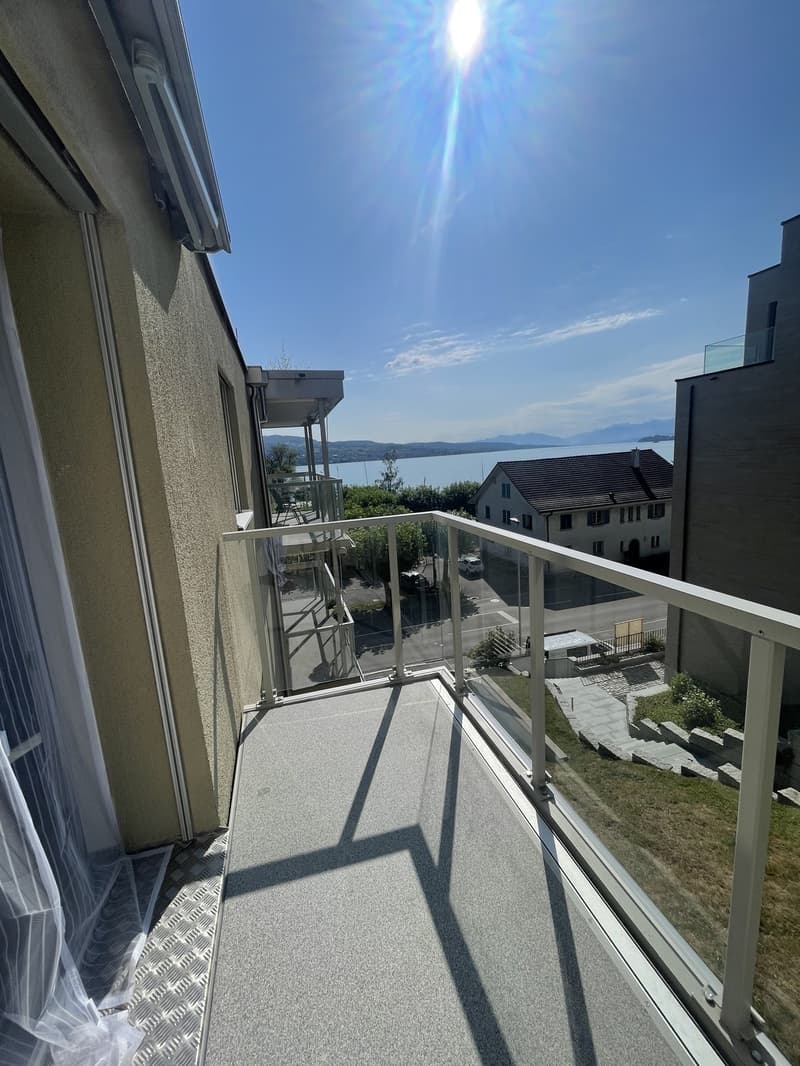 Modern studio with lake view, balcony, and top location just 5 minutes walk from Oberrieden train station (2)