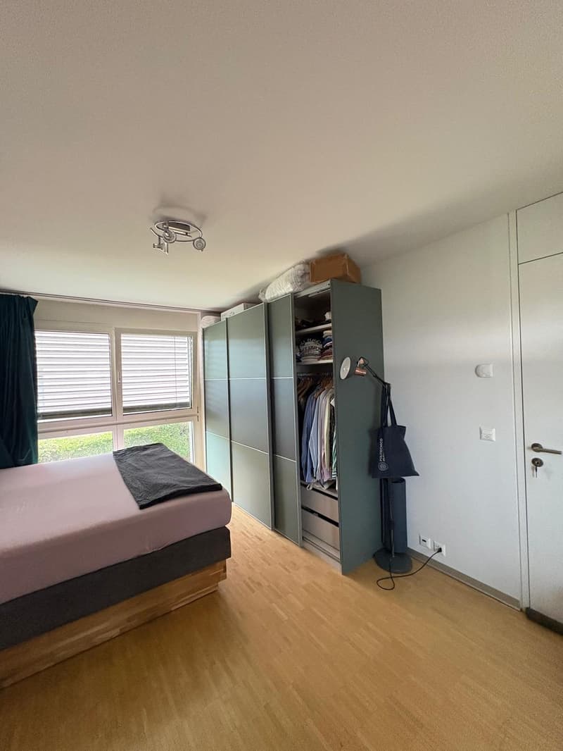 Spacious room with private bathroom in modern apartment (2)