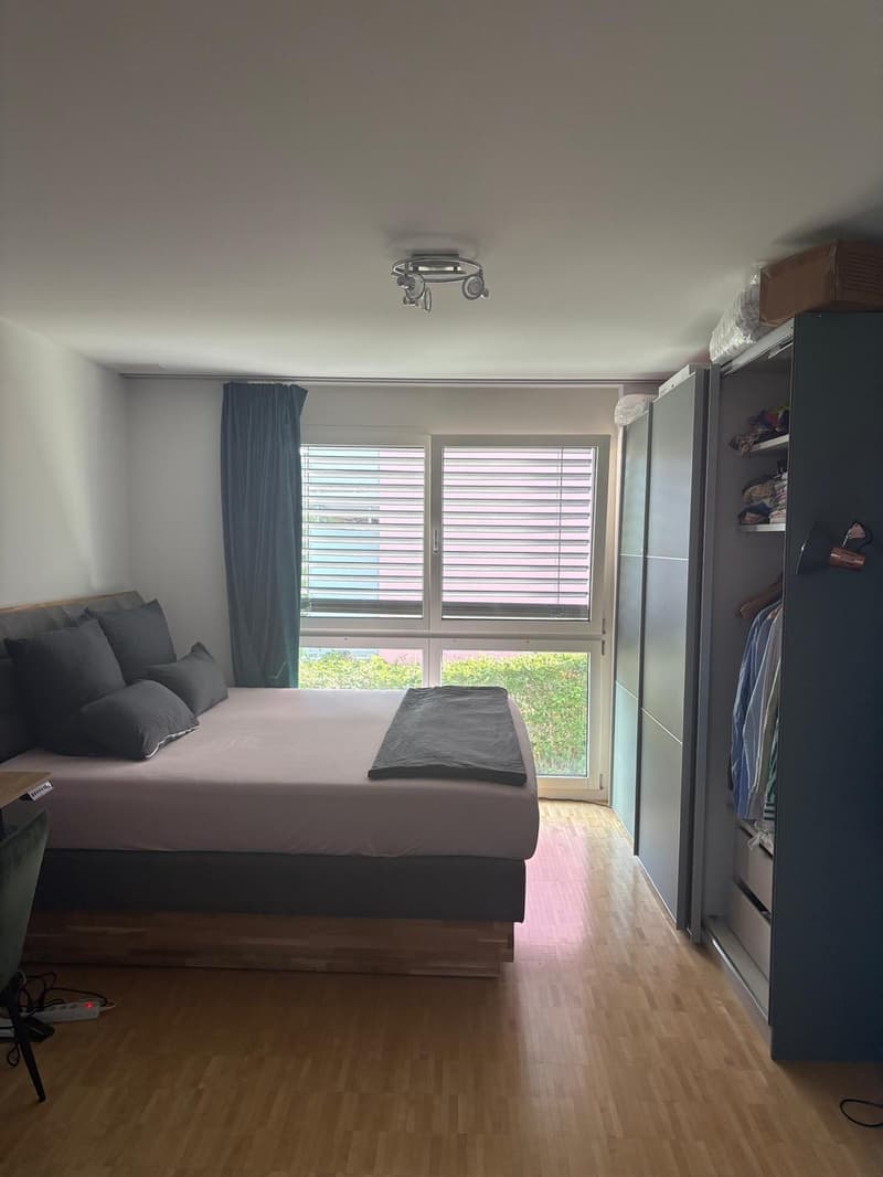 Spacious room with private bathroom in modern apartment (3)