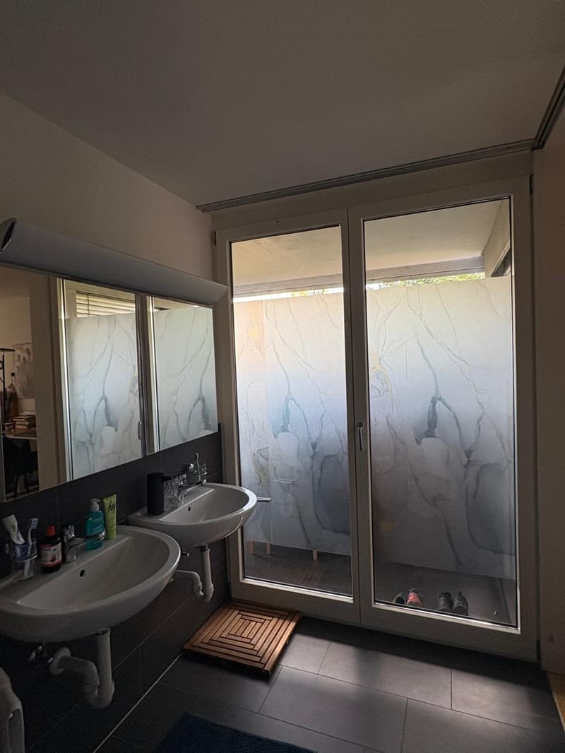 Spacious room with private bathroom in modern apartment (5)