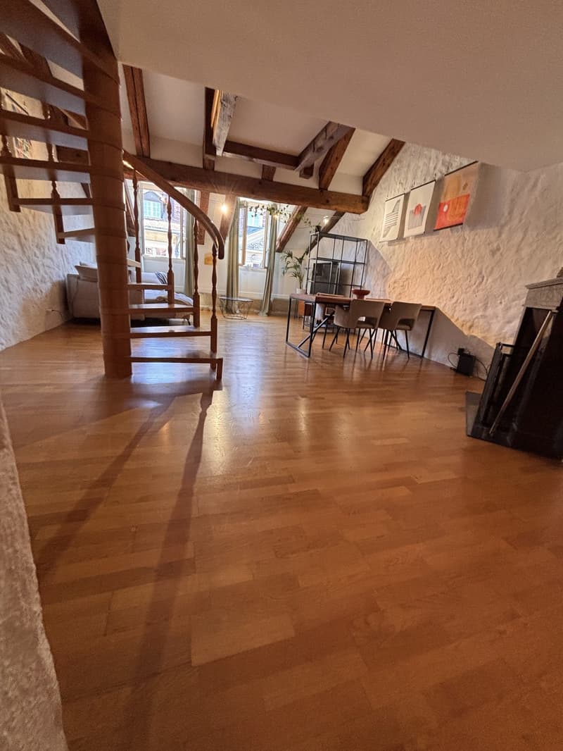 Einzigartige Attika-Dachwohnung mit Terrasse in der Berner Altstadt 2.5 Zimmer (3)