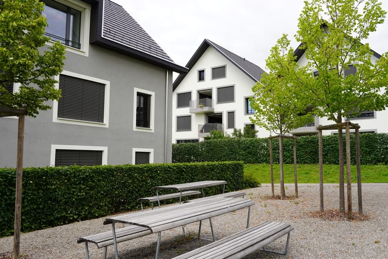 Appartamento luminoso 3.5 locali con giardino ad Aesch ZH 90 m², quieto e moderno (4)
