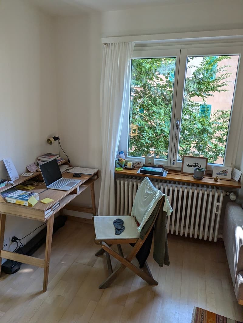 Appartement cosy avec terrasse verte ensoleillée (4)