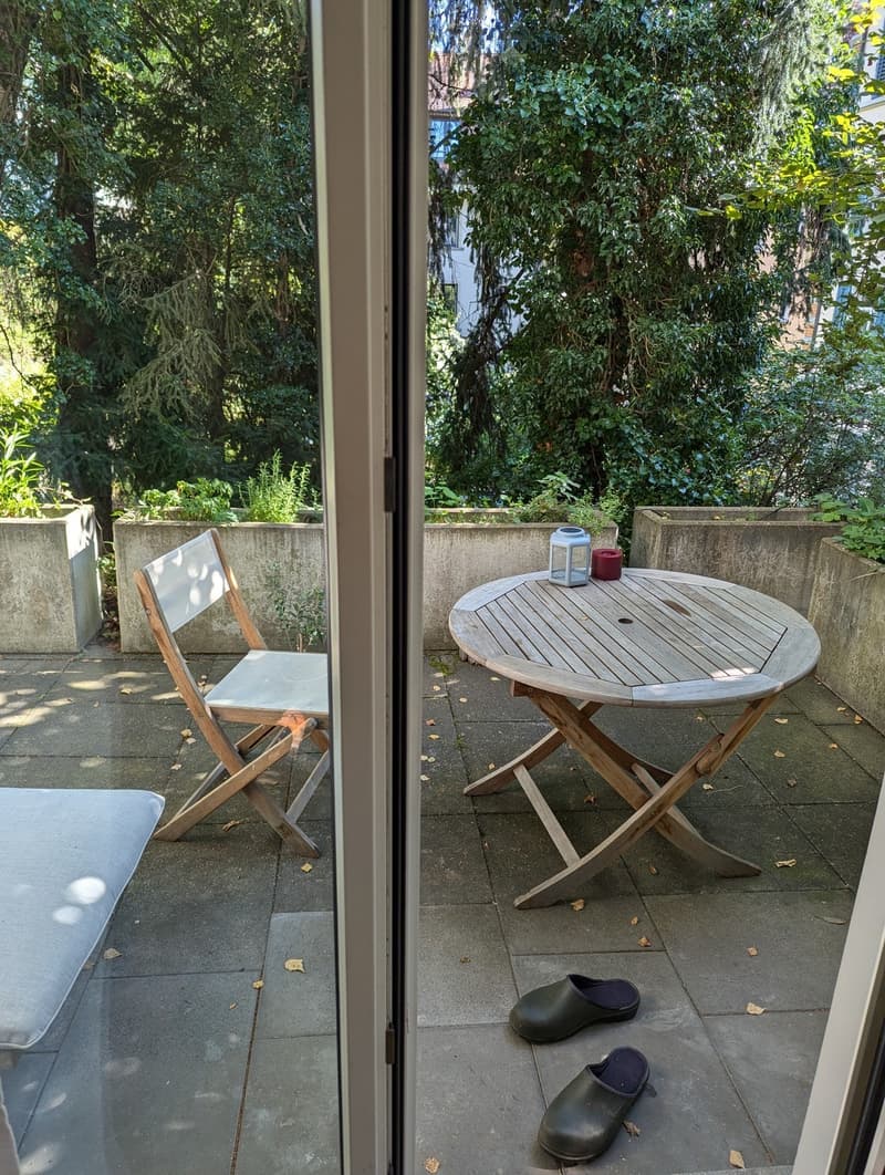 Appartement cosy avec terrasse verte ensoleillée (2)