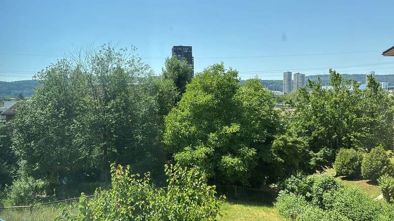 Aussicht vom Balkon