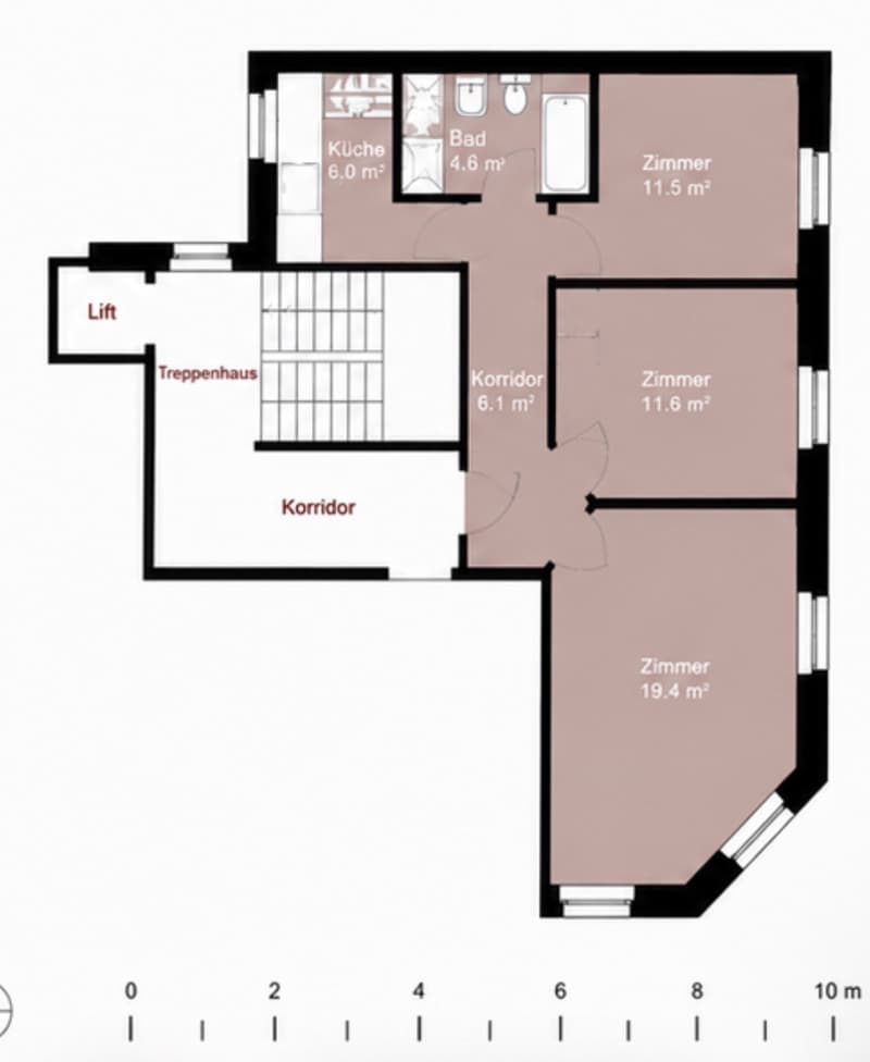 Sous-location ou reprise de bail de 1,5 an Appartement moderne de 60m² au centre de Zurich (8)