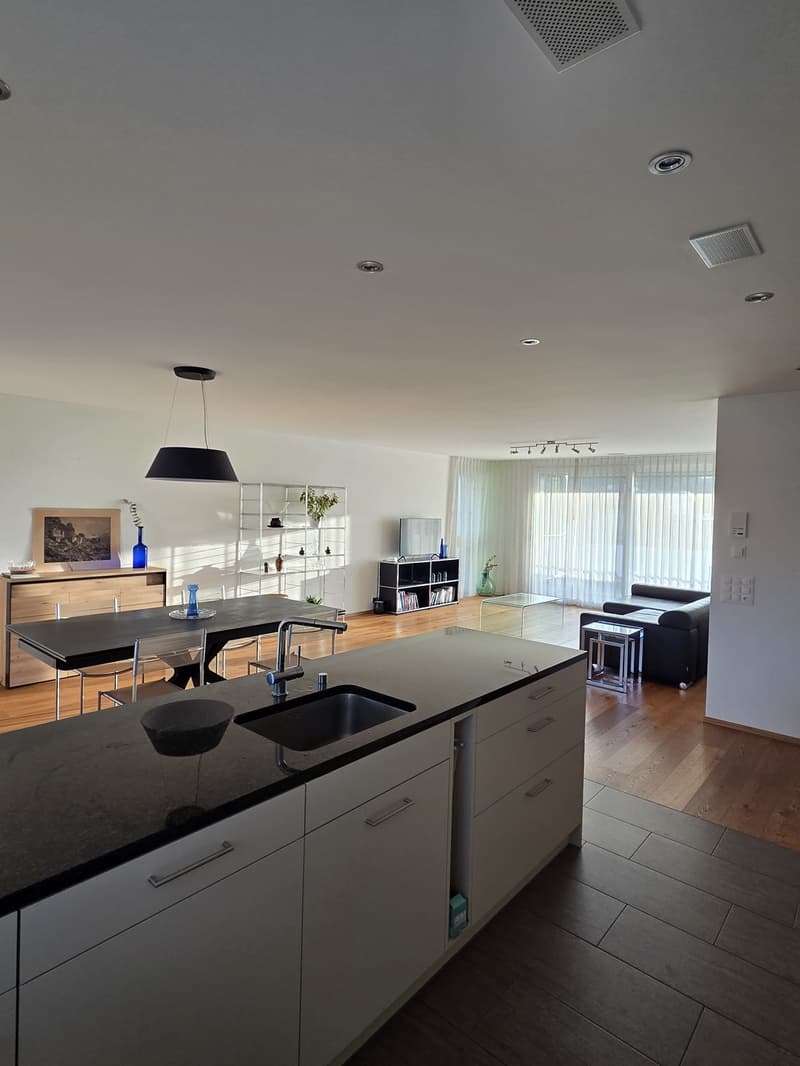 3.5-room apartment with 115 m2 directly at Hirschthal train station (1)