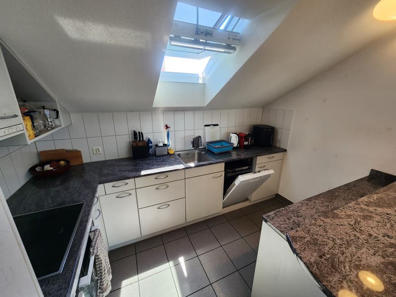 Ruhige, geräumige 3.5-Zimmer-Dachwohnung mit Balkon (7)
