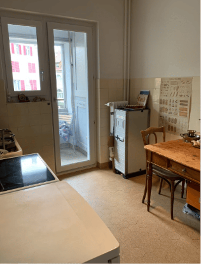 Temporaire (septembre à décembre) : Appartement meublé dans un immeuble ancien (6)