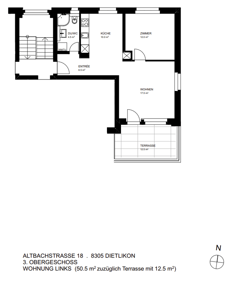 2 Zimmer-Wohnung, 8305 Dietlikon (10)