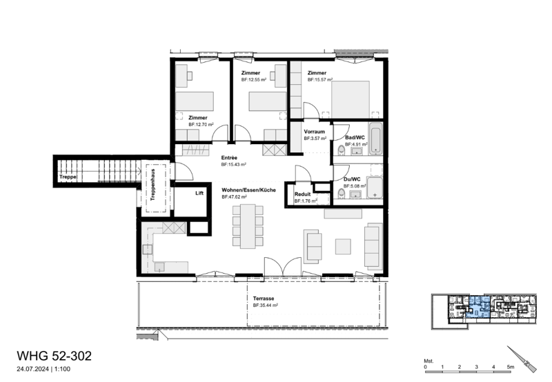 Tenant wanted for 4.5-room attic apartment in Chur (2)