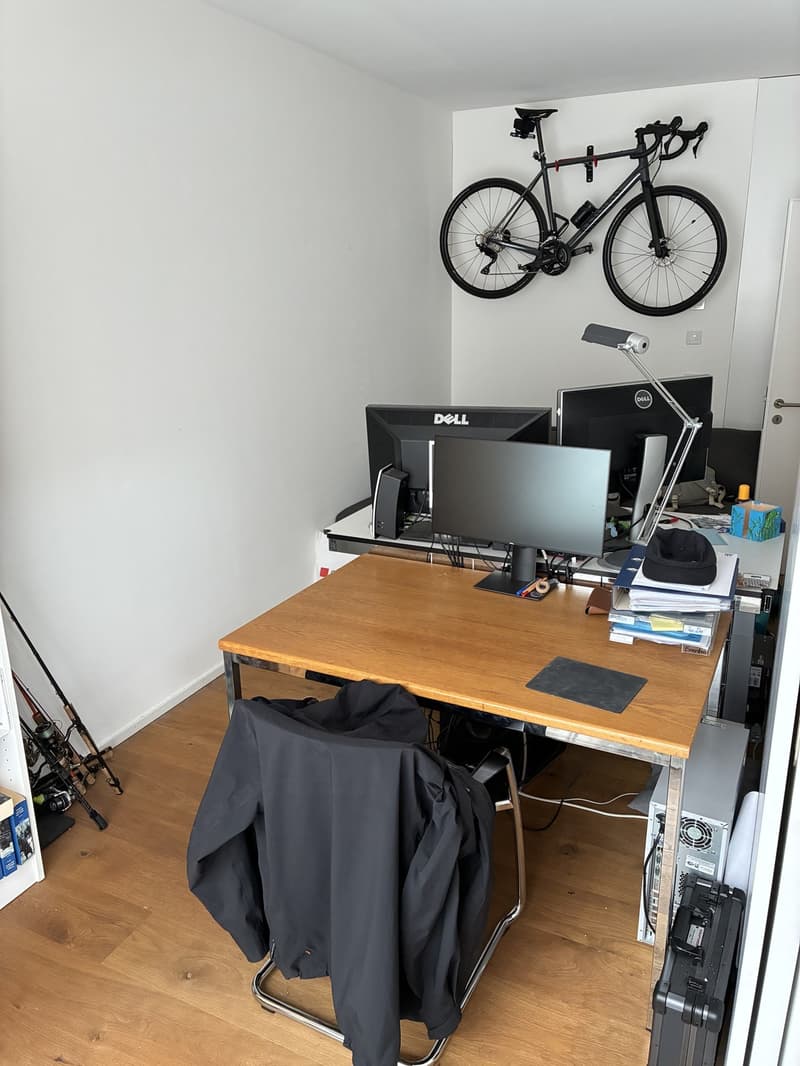 Nach Auszug des Mitbewohners wird das Büro momentan nicht benutzt