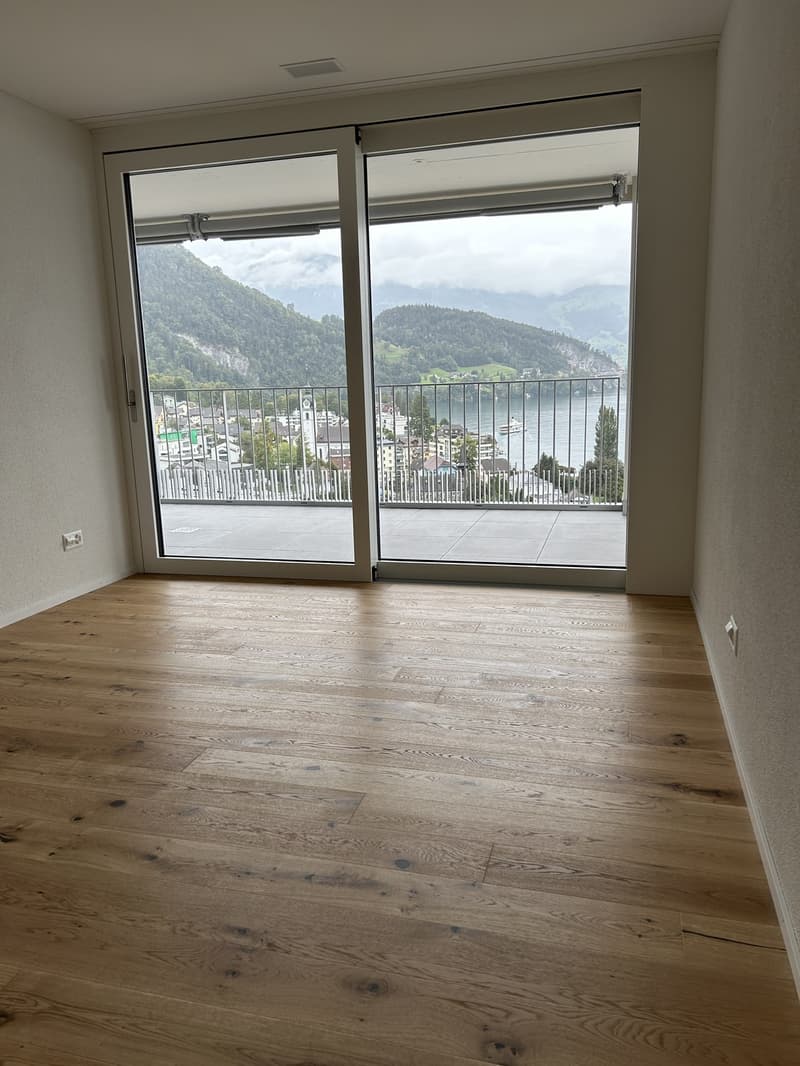 Appartamento di 2.5 locali con vista da sogno sul lago di Lucerna (1)