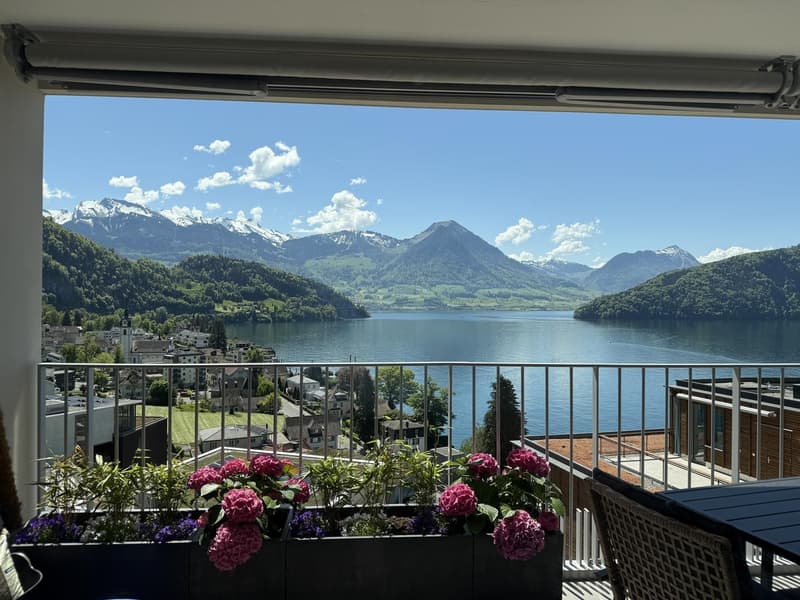 Appartamento di 2.5 locali con vista da sogno sul lago di Lucerna (2)