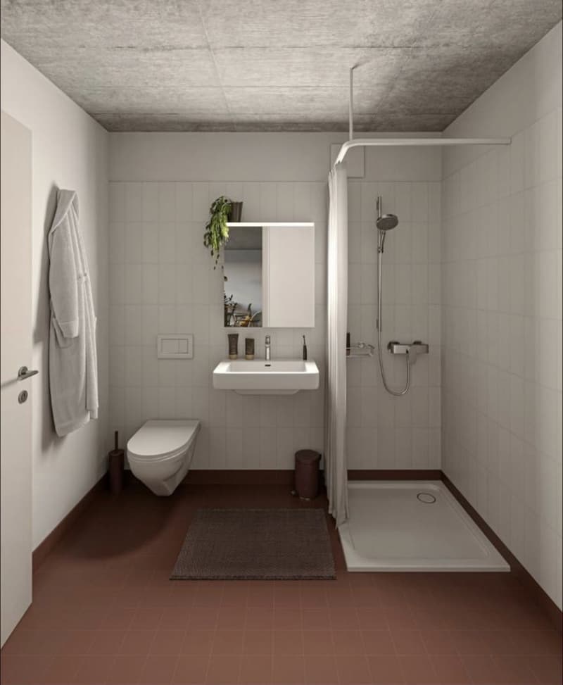 Appartamento moderno di 2,5 locali a Brahmshof (insediamento di Pilgerbrunnen), Distretto 3 di Zurigo (2)