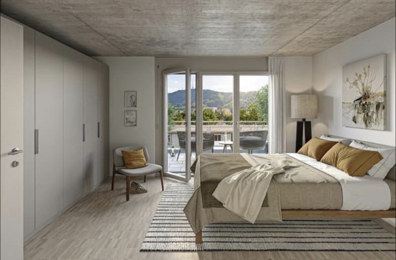Appartamento moderno di 2,5 locali a Brahmshof (insediamento di Pilgerbrunnen), Distretto 3 di Zurigo (3)