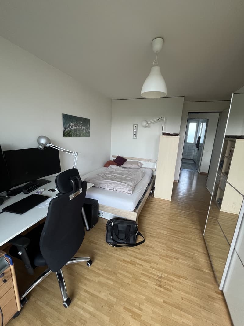 Due camere libere in un ampio appartamento 4 locali a Oerlikon (2)