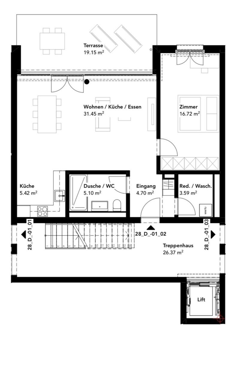 Beautiful new 2.5 room apartment (7)
