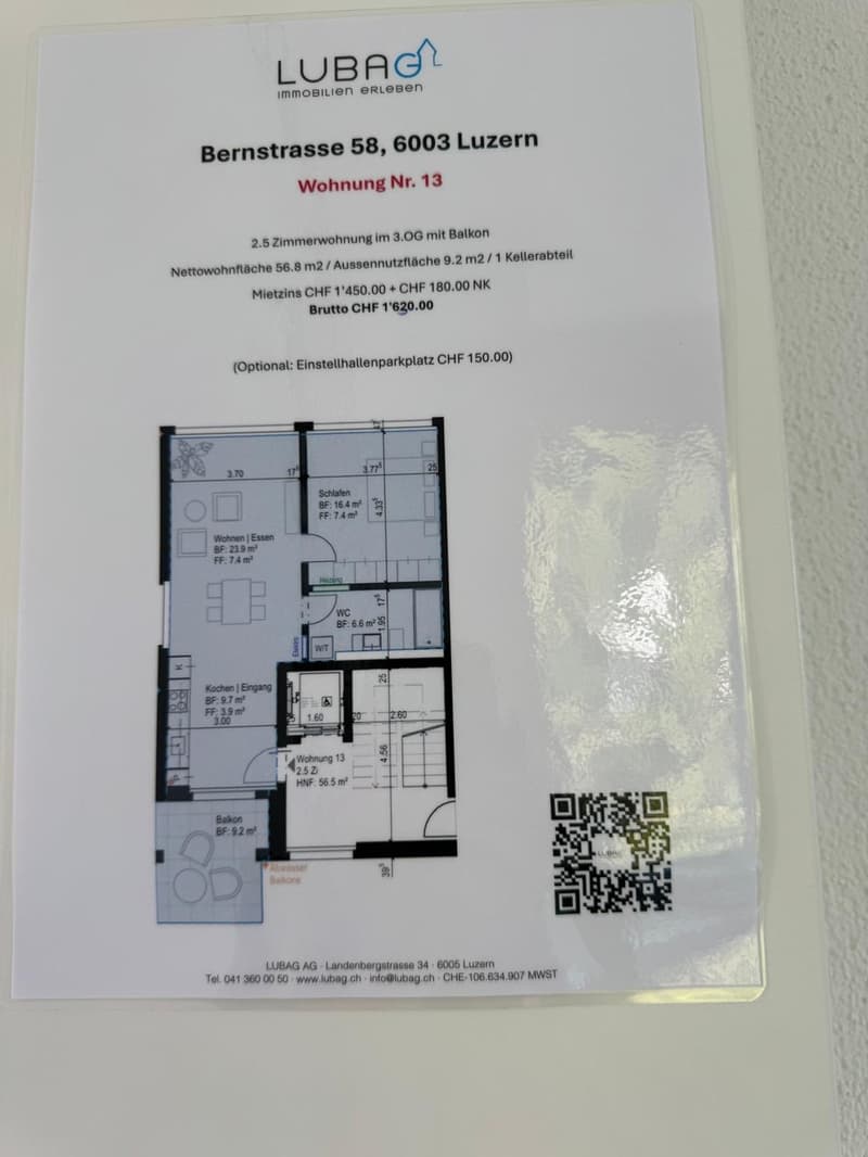 Appartement 2,5 pièces à proximité de la clinique et du centre-ville (7)