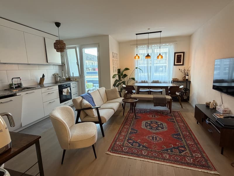Modern 2.5-room apartment near Basel SBB | Balcony | Lift (3)