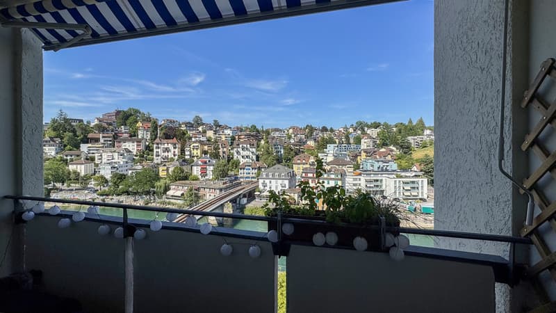 Balkon mit Aussicht