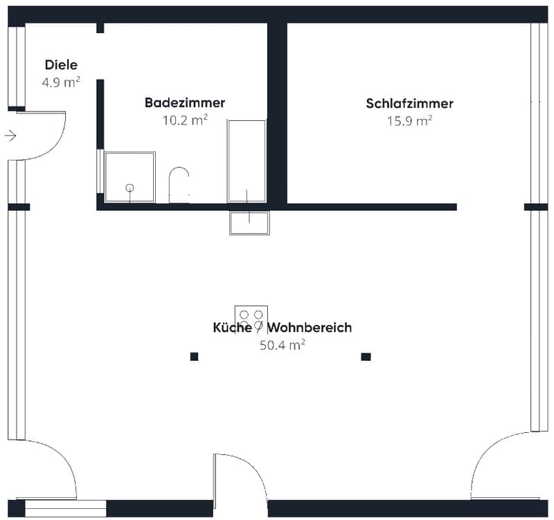Appartement 2.5 pièces, 3418 Rüegsbach (9)