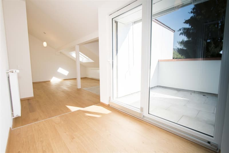 Balcony and living room