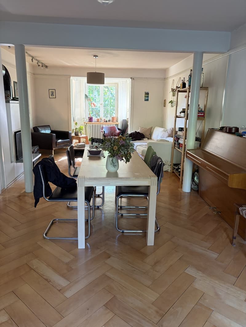 2 Camere (insieme o separate) in una condivisione di 4 persone in una casa unifamiliare nel distretto 6 (Oberstrass) (3)