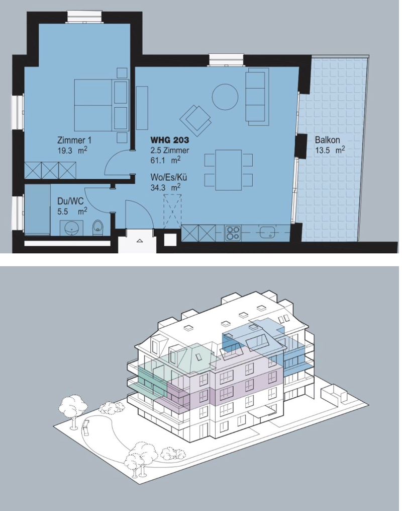 2.5-Zimmer-Wohnung in Zürich Affoltern Nachmieter gesucht (3)