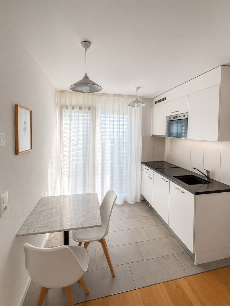 Studio luminoso di 22 m² a Mont-sur-Lausanne, ripresa del contratto il 1° settembre (4)
