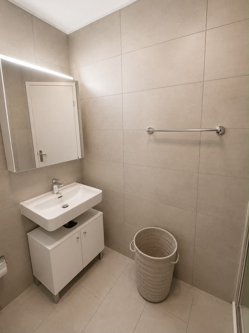 Studio luminoso di 22 m² a Mont-sur-Lausanne, ripresa del contratto il 1° settembre (6)