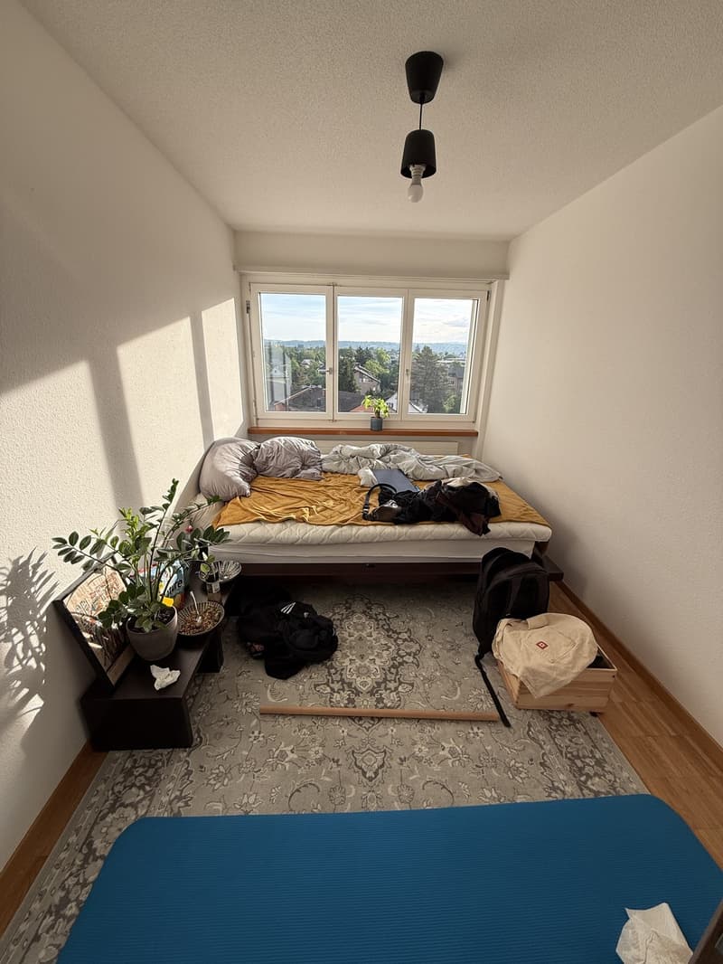 Chambre dans un appartement spacieux avec grand balcon (1)