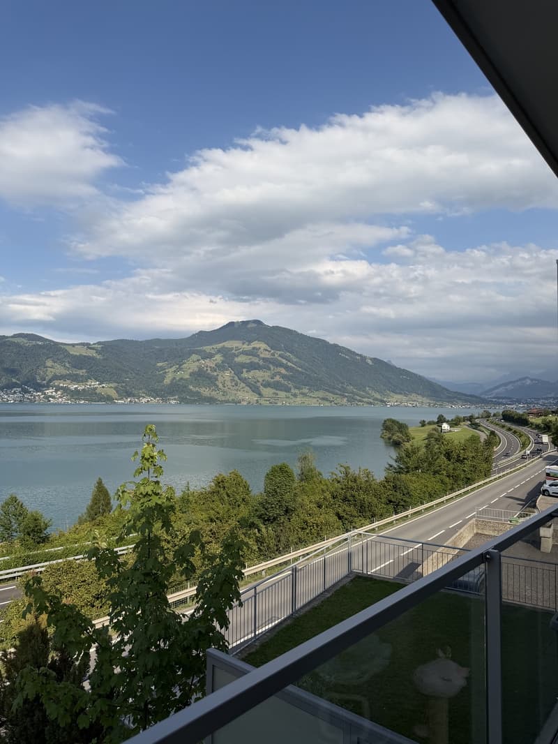 Charming 4.5-room maisonette apartment with balcony and view in Immensee (2)