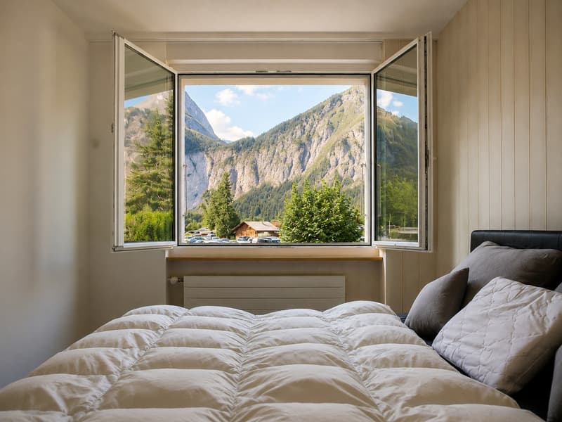 AVAILABLE NOW | Bright & Spacious Apartment in Kandersteg (2)