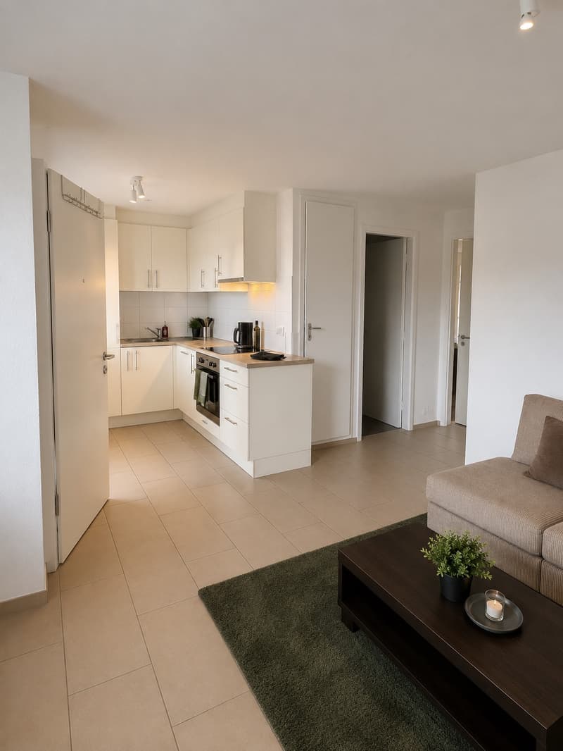 Chambre lumineuse de 14m² dans un appartement partagé pour 2 personnes, à Seestrasse Horgen, disponible immédiatement (3)