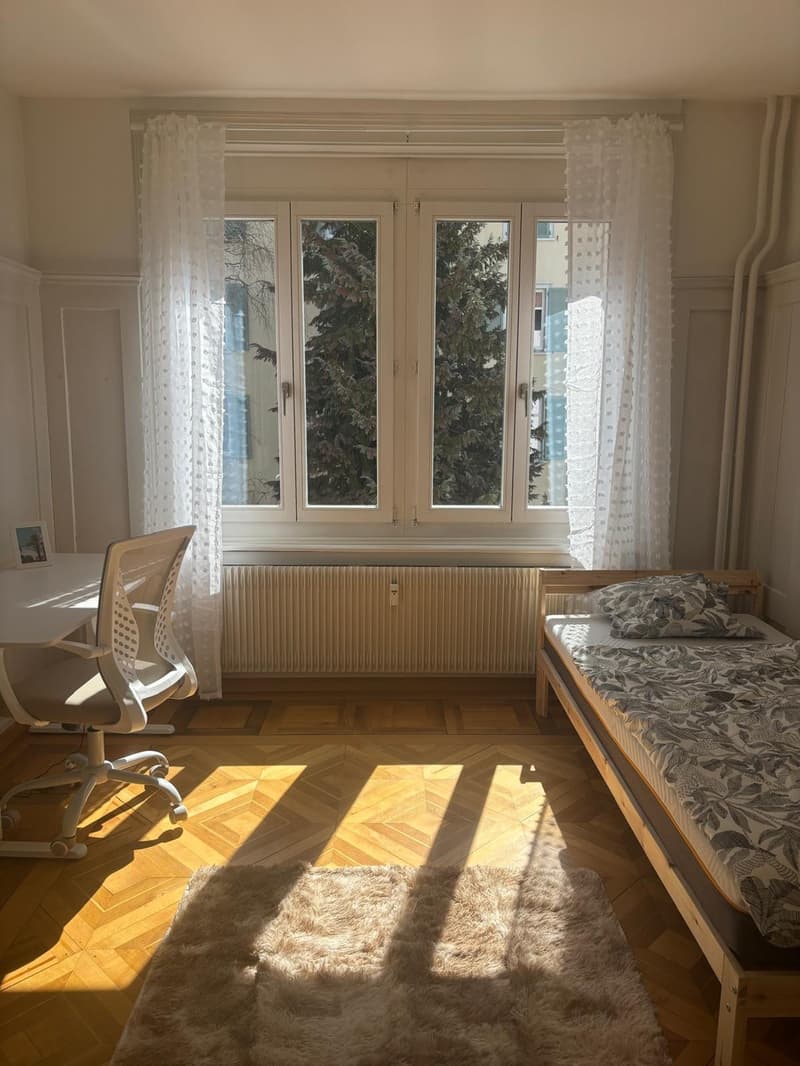 Helles möbliertes Zimmer in 4-er WG im Herzen von St. Gallen - inkl. Nebenkosten (2)